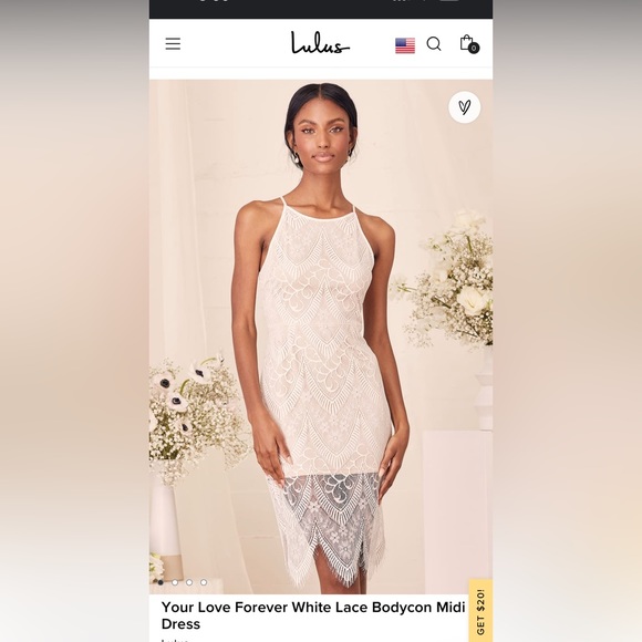 Lulus Your Love Forever White Lace Bodycon Midi Dress - Picture 4 of 12